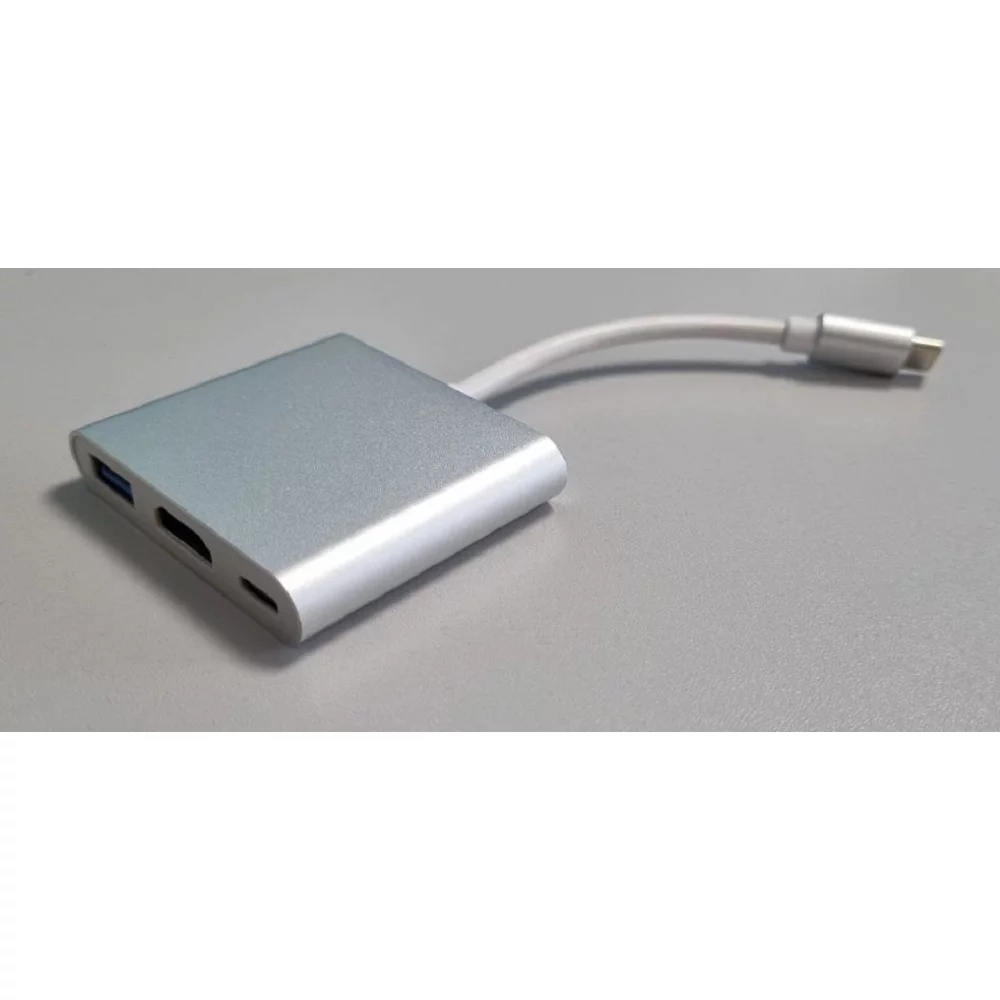 Bion Мульти переходник USB Type-C - HDMI/ USB-A3.0/ Type-C(PD charging) [BXP-A-USBC-MULTI-5]