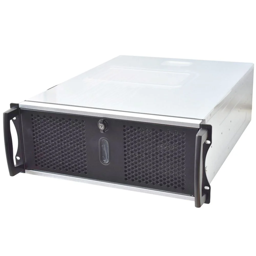 Корпус Chenbro RM41300H12*13729 For Tesla GPU MB 12"x13", 3x5.25"+2x3"+4 Internal 3.5, 120mm FAN, wo PSU, w/ Front Door
