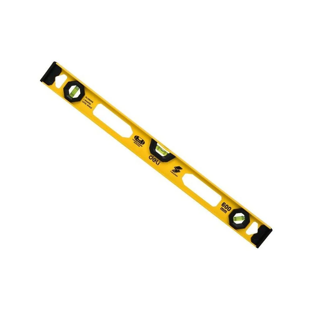 Строительный уровень литой облегченный Deli DL29600G 600мм