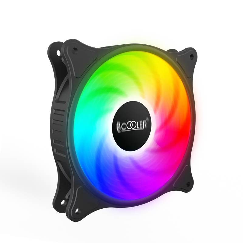 Кулер для корпуса/ Case Cooler PCCooler FX 120 ARGB (120x120x25mm, 4-pin PWM, ARGB, 52.79CFM, 33.2dBA, 2000RPM, Black)
