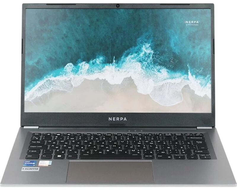 Ноутбук Ноутбук NERPA CASPICA I552-14 (14" IPS/ 1920x1080/ Intel Core i5-1235U (1.3GHz)/ 16GB/ 512GB NVMe SSD/ Iris Xe/ WiFi+BT/ noOS/ 50WHr/ 1.35kg/ Titanium Gray/ Titanium Black (D)/ 1Y) (I552-14CE165200G)