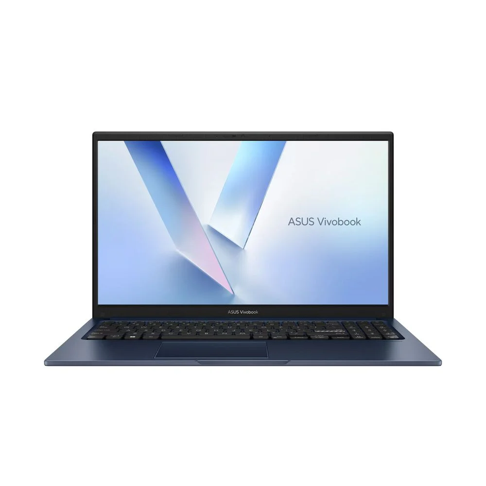 Ноутубук ASUS Vivobook 15 X1504MA-BQ601 Intel Core 3 304/ DDR5 8GB/ 256Gb SSD/ Intel Graphics/ 15.6" FHD (1920x1080) 16:9/ Wi-Fi 6+ BT 5.3/ No OS/ Quiet Blue/ 1.70 Kg (90NB17I1-M01140)