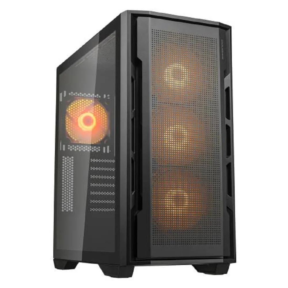 Cougar Корпус Uniface X RGB V2 Black, 4x140mm ARGB PWM Fan, ARGB PWM Fan Hub, без БП, E-ATX (CGR-5C78B-X-RGB-V2)