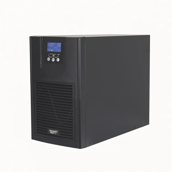 Источник бесперебойного питания SMARTWATT ИБП Онлайн, мощность 2000/ 1800 ВА/ Вт, напольный, LCD дисплей, IEC13 - 6 шт., встроенные АКБ (UPS MASTER IEC 2KVA)