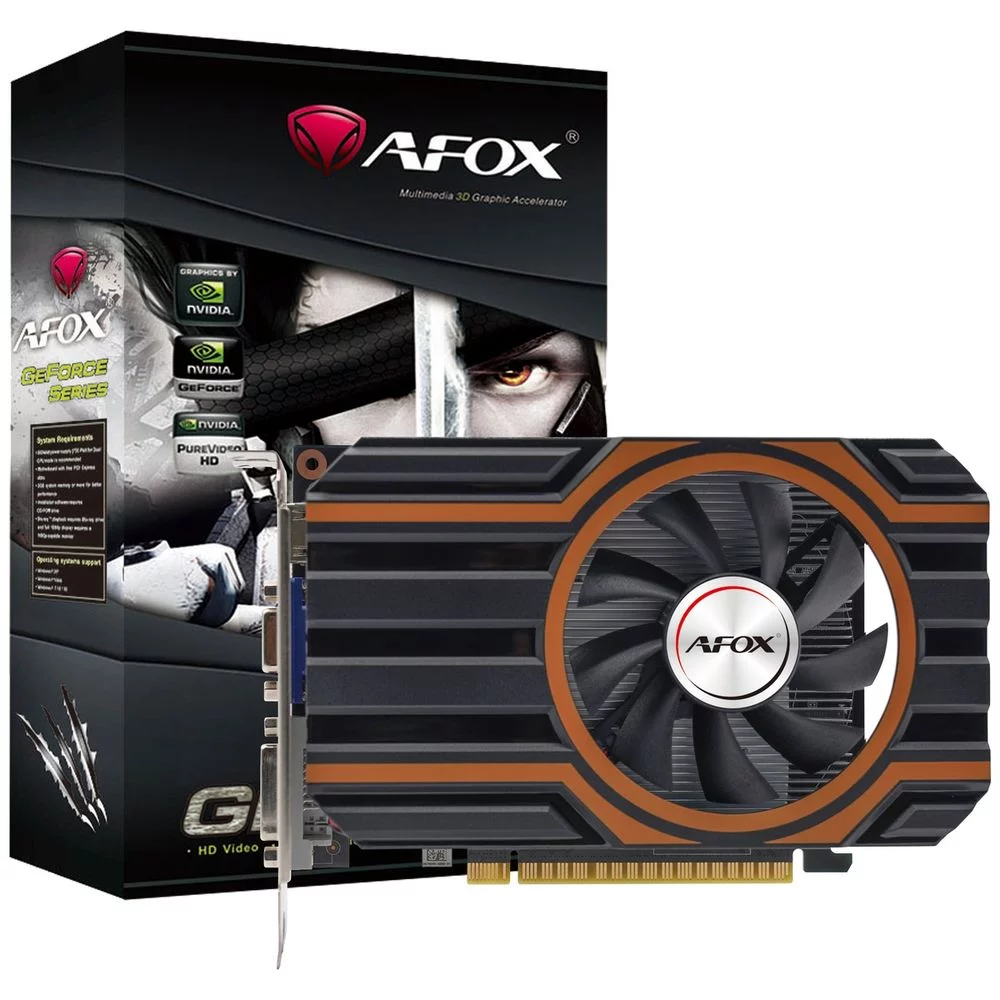 Видеокарта Afox GTX750 4GB GDDR5 128bit VGA DVI HDMI 1FAN RTL (AF750-4096D5H2-V2)
