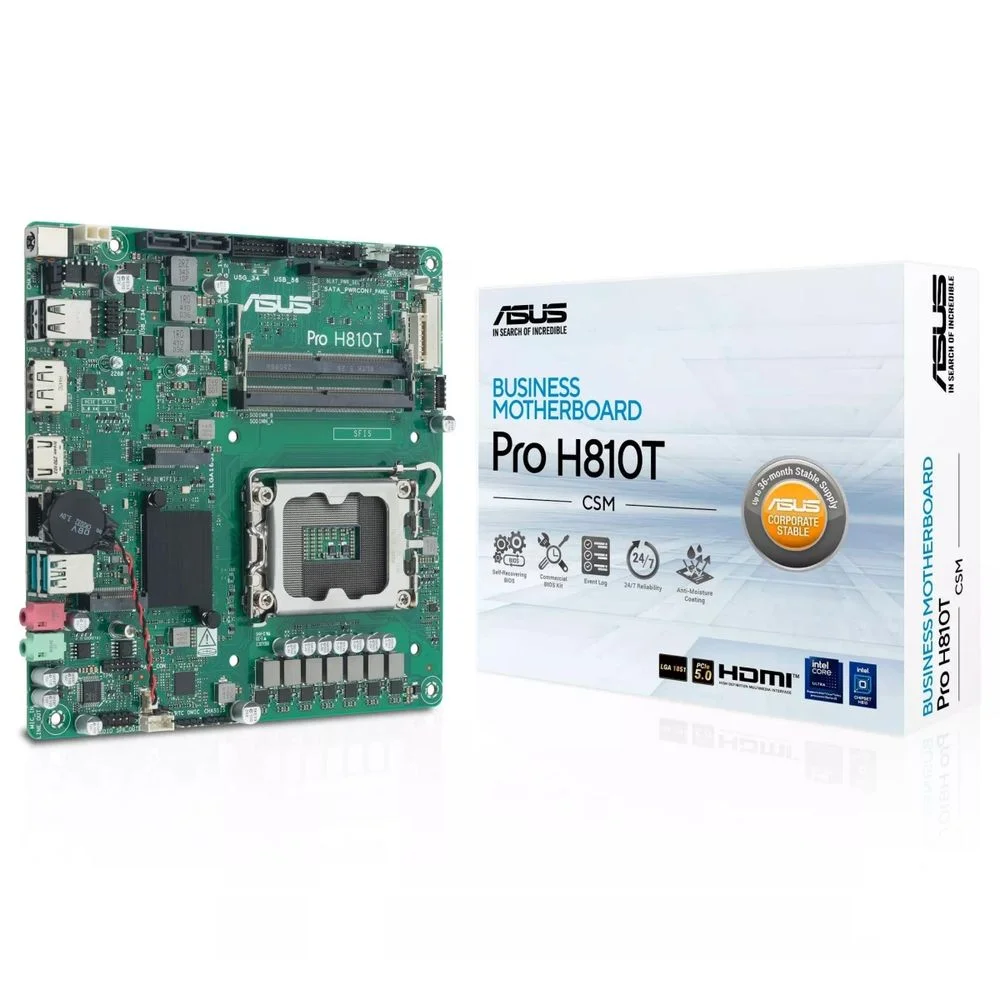 Материнская плата ASUS PRO H810T-CSM LGA1851 (90MB1LGM-M0EAYC)