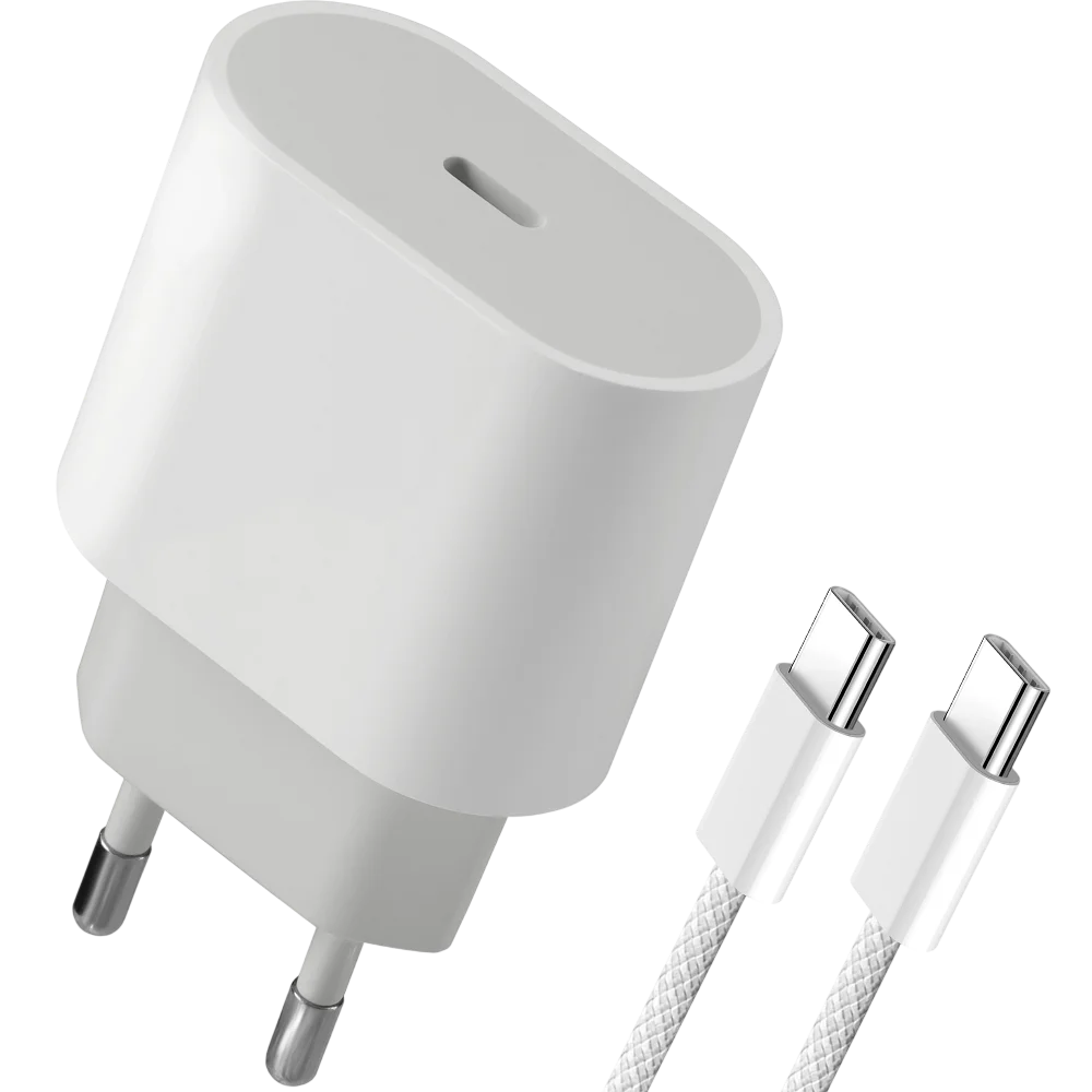 Defender Сетевой адаптер UPA-121 20W, USB C,кабель Type-C,белый (83222)