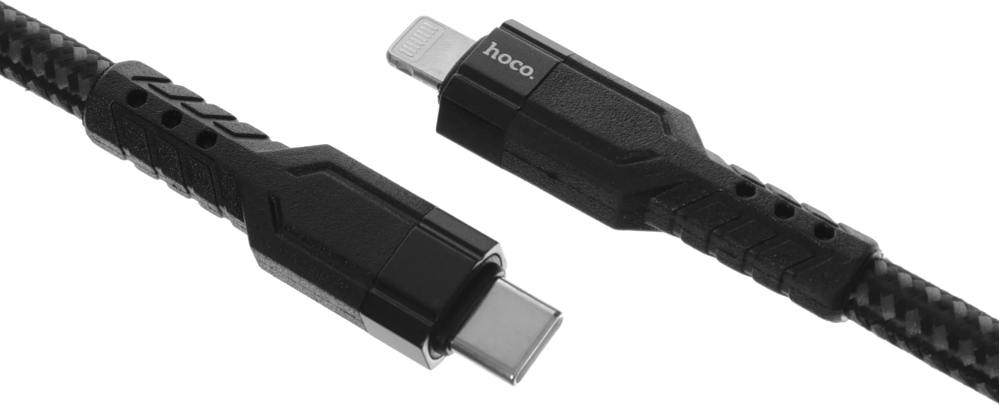 Кабель Hoco U110 iP PD USB Type-C-Lightning (m) 1.2м черный коробка