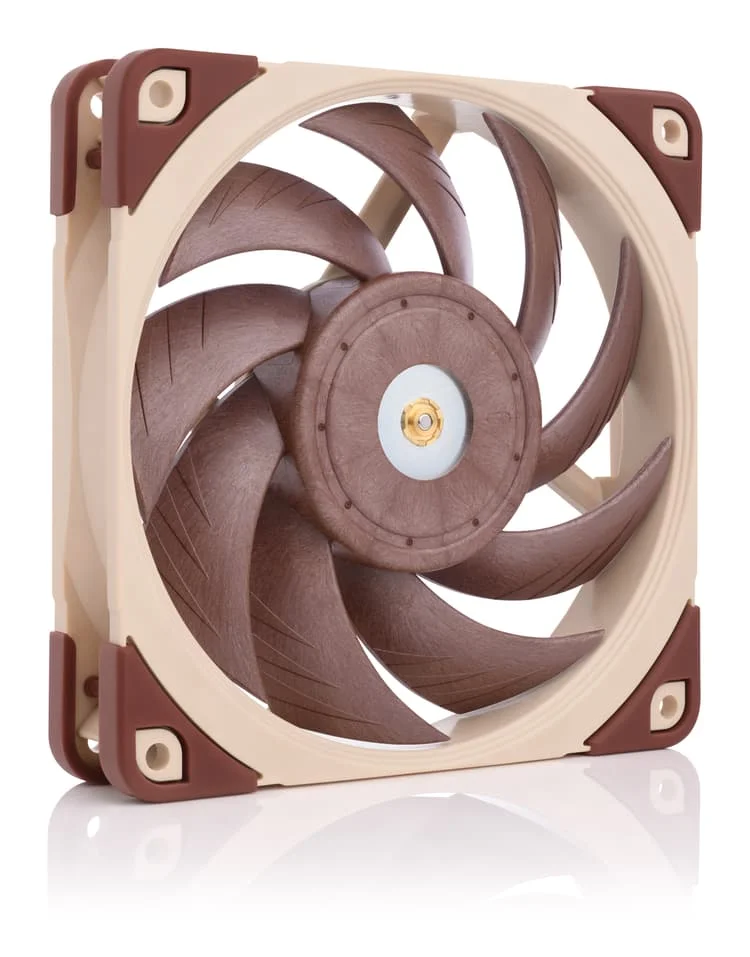 Кулер для корпуса/ Case Cooler Noctua NF-A12X25 LS-PWM (120x120x25mm, 4-pin PWM, 32.78CFM, 12.1dBA, 1200RPM, Beige/Brown)