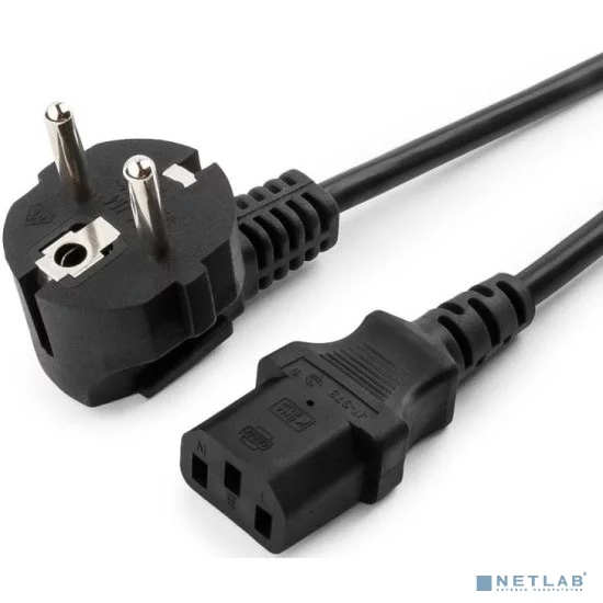 Filum Кабель питания CEE 7/ 7- С13, 3х0.75мм, 220В, 10A, чёрный, 3м (FL-PC10-EU-C13-3M)