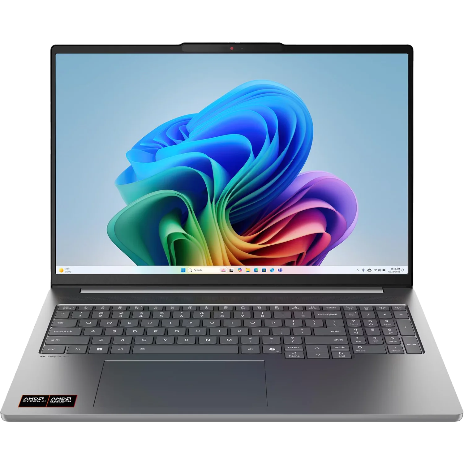 Ноутбук Lenovo IdeaPad Pro 5 16AGP11, AMD Ryzen™ AI 7 450 (2.00GHz, 16MB), 16" 2.8K Non-Touch, 24.0GB, 1x1TB SSD M.2 2242 PCIe Gen4 QLC, Luna Grey, AMD Radeon™ 860M, BT 5.3,Wi-Fi 6 2x2 AX, 1080P FHDH (83SJ0004RK)
