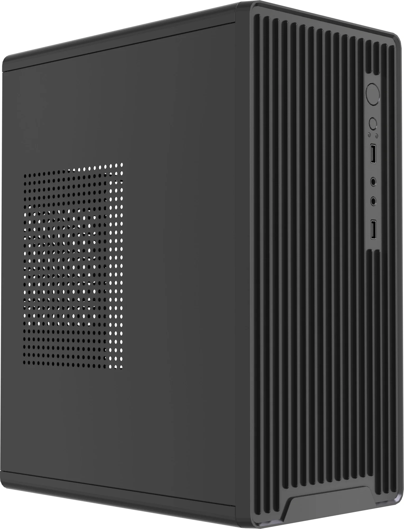 Корпус Accord ACC-M258-02B черный без БП mATX 1x80mm 2xUSB2.0 audio