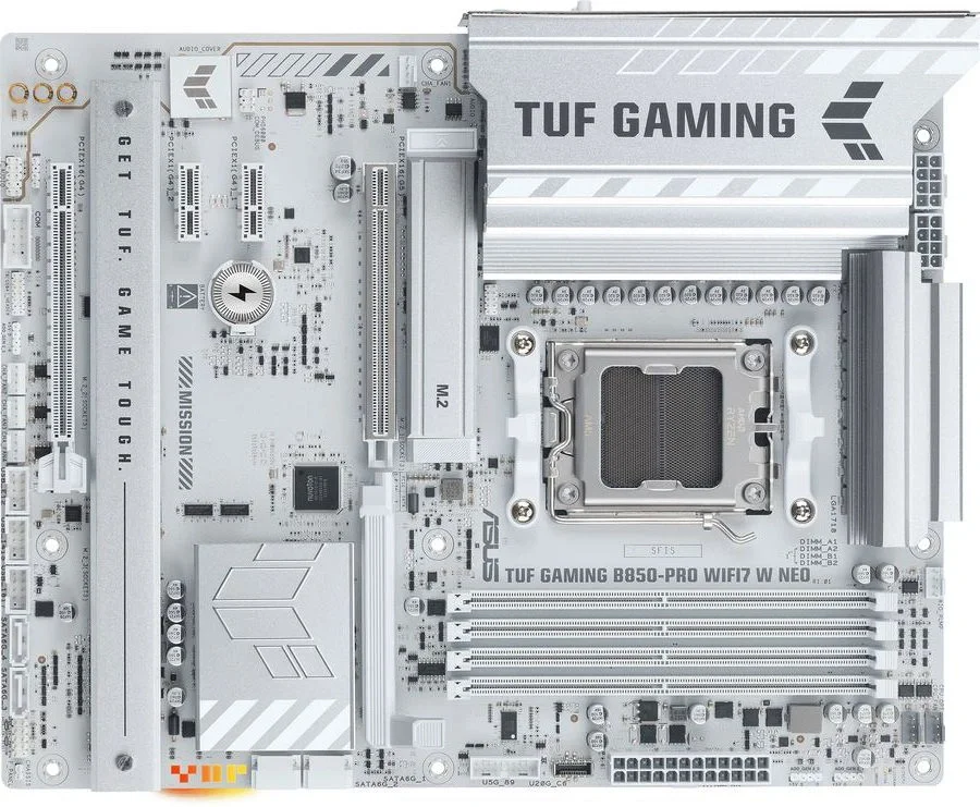 Материнская плата Asus TUF GAMING B850-PRO WIFI7 W NEO Socket AM5 AMD B850 4xDDR5 ATX AC`97 8ch(7.1) 2.5Gg RAID+HDMI+DP