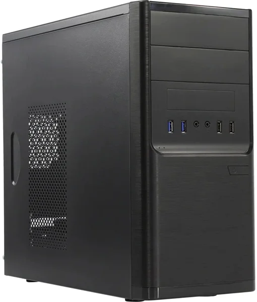 корпус MiniTower Powerman ES701 Black PM-600ATX-F U2*2+U3*2+A(HD) mATX (6198910)