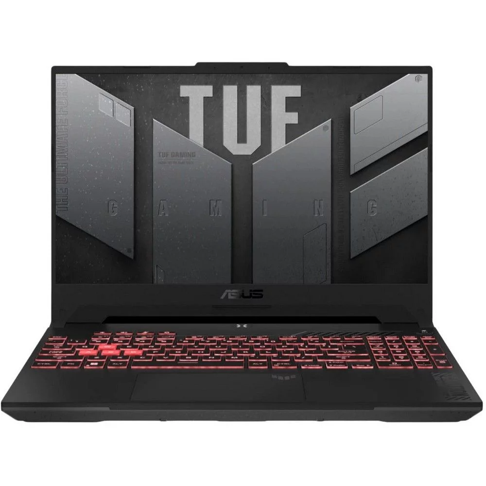 Ноутбук ASUS TUF Gaming A15 FA507UI-LP181 AMD Ryzen 7 8845HS/16Gb/512Gb/RTX4070 8Gb/15.6"/IPS/FHD/144Hz/NoOS/Mecha Gray (90NR0I65-M008K0)