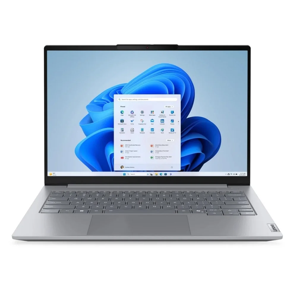 Lenovo ThinkBook 14 G8 IAL [21SJ008ECD_PRO] (КЛАВ.РУС.ГРАВ.) 14" {2.8K 400nits IPS Ultra 7 255H/32GB/1TB SSD/W11Pro/AL-bottom}