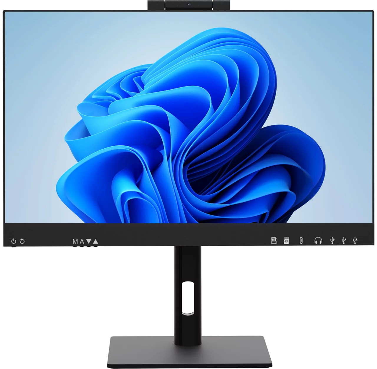 Моноблок/ HIPER W18 23.8"(1920x1080 (матовый) IPS)/Intel Core i5 14400(2.5Ghz)/16384Mb/512PCISSDGb/noDVD/BT/WiFi/war 1y/6.45kg/черный/Win11Pro + Cam 5.0 SD/Беспроводные МК/WiFi6 (FW18-I5144R16N5B6FBI6EPBWMKWP)