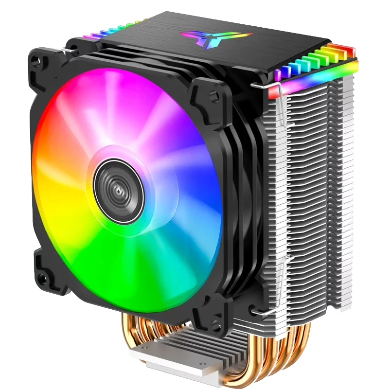 Кулер для процессора/ CPU Cooler JONSBO CR-1400 ARGB (160W, 4-pin PWM, 126mm, Al/ Cu, 4x6mm, ARGB, 1x92mm, 36.0CFM, 30.5dBA, 2300RPM, S: 1700/ 1200/ 115X, AM4/ AM5 Black) (CR-1400 ARGB(BLACK))