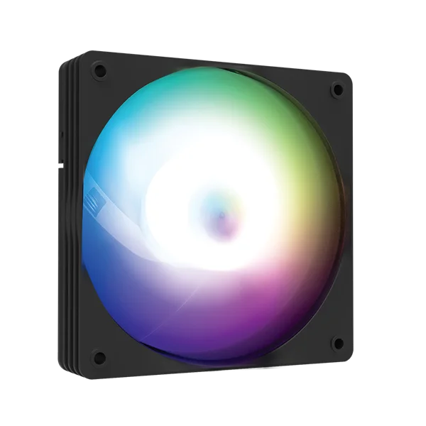 Вентилятор для корпуса ZALMAN ZM-XF120 ARGB BLACK, 120x120x25mm, 4-PIN PWM, 600-2000 RPM, 32,9 DBA MAX, HYDRO BEARING