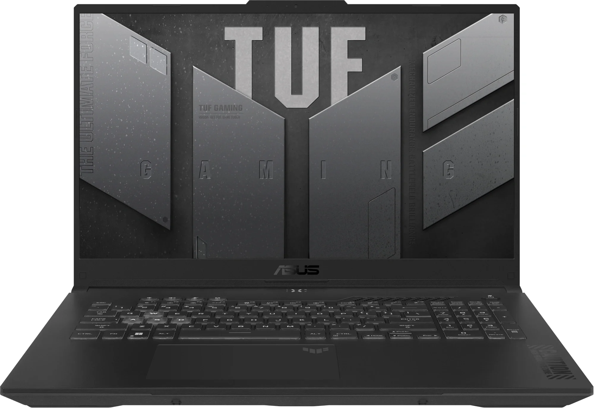 Ноутбук ASUS TUF A16 FA607NUQ-RL024 16"(1920x1200 (матовый, 144Hz) IPS)/ AMD Ryzen 7 170(3.2Ghz)/ 16384Mb/ 512PCISSDGb/ noDVD/ Ext:nVidia GeForce RTX4050(6144Mb)/ Cam/ BT/ WiFi/ 56WHr/ war 1y/ 2.2kg/ Mecha Gray/ (90NR0QF3-M001T0)