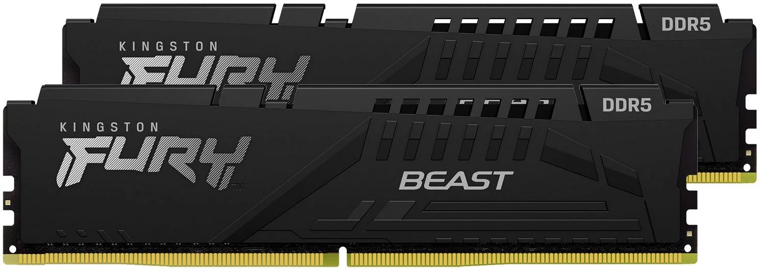 Память оперативная/ Kingston 16GB 6000MT/s DDR5 CL30 DIMM (Kit of 2) FURY Beast Black EXPO (KF560C30BBEK2-16)