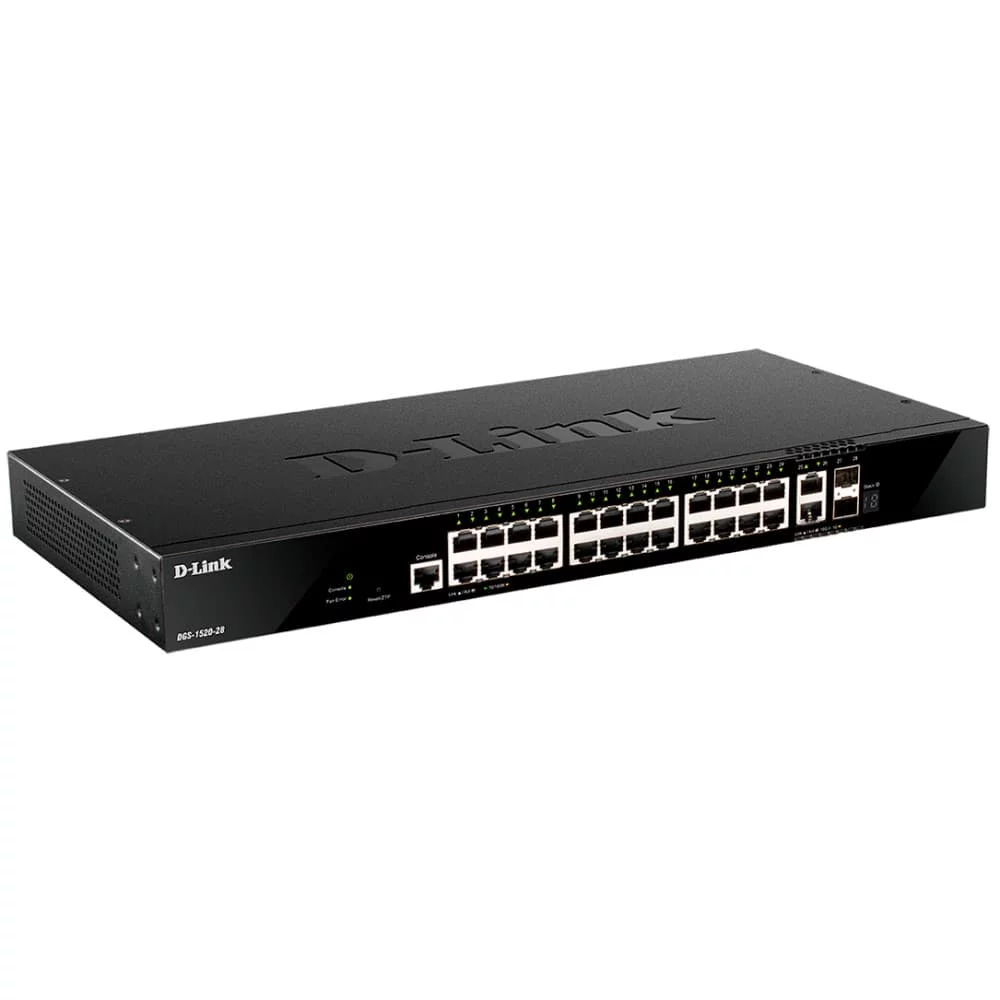 Картинка Коммутатор D-Link DGS-1520-28 (DGS-1520-28/A1A) 