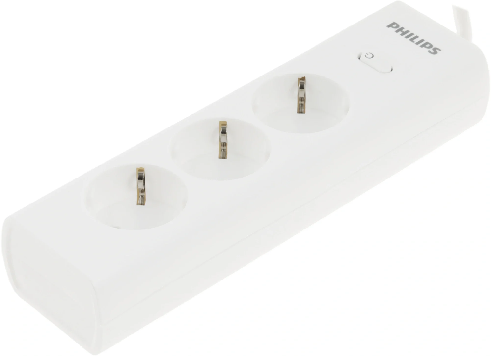Сетевой фильтр Philips CHP2135WA/ 51 2м (3 розетки) белый (коробка) (CHP2135WA/51)