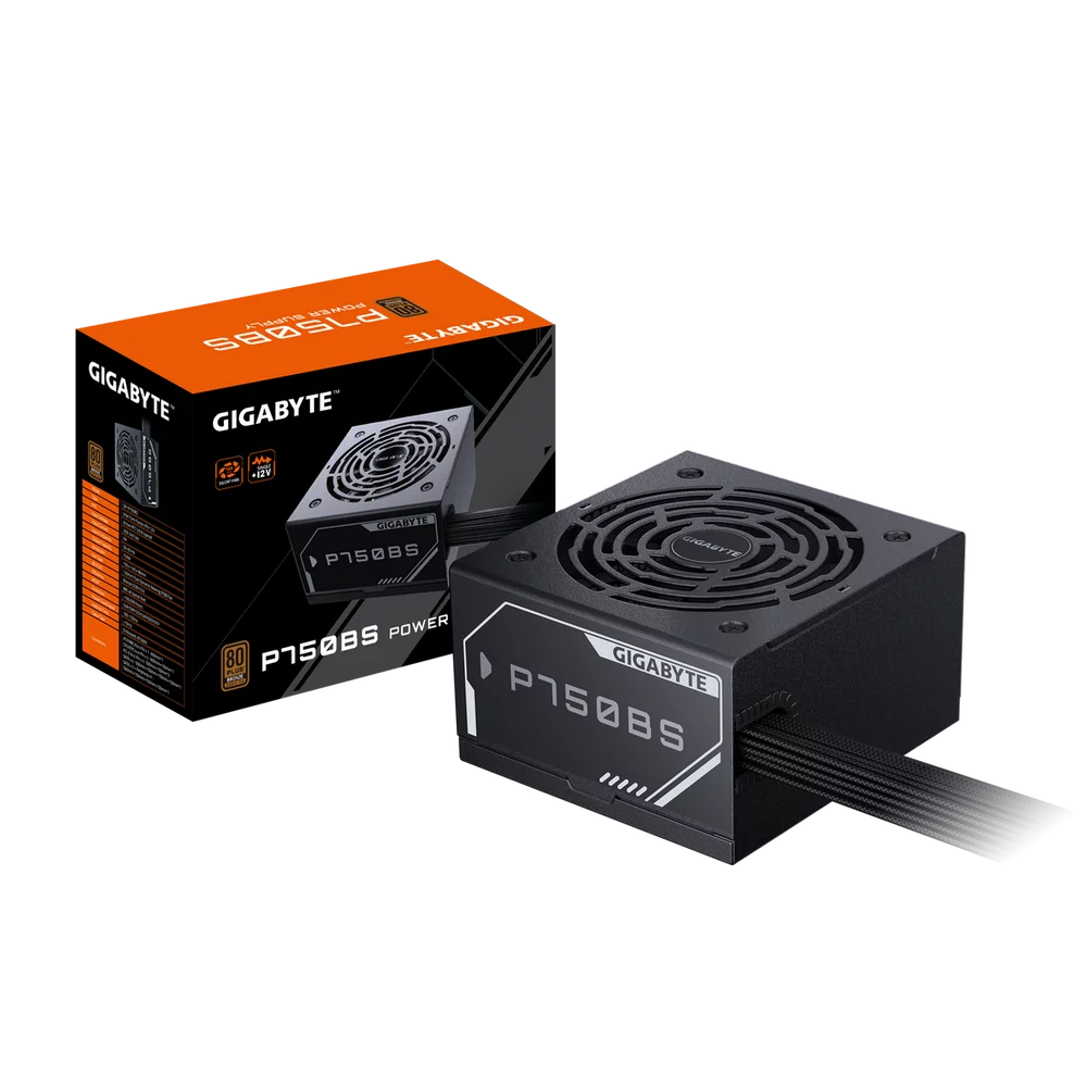 Блок питания Компьютер Gigabyte P750BS 750W, 80Plus, Bronze, RTL {10} (GP-P750BS)