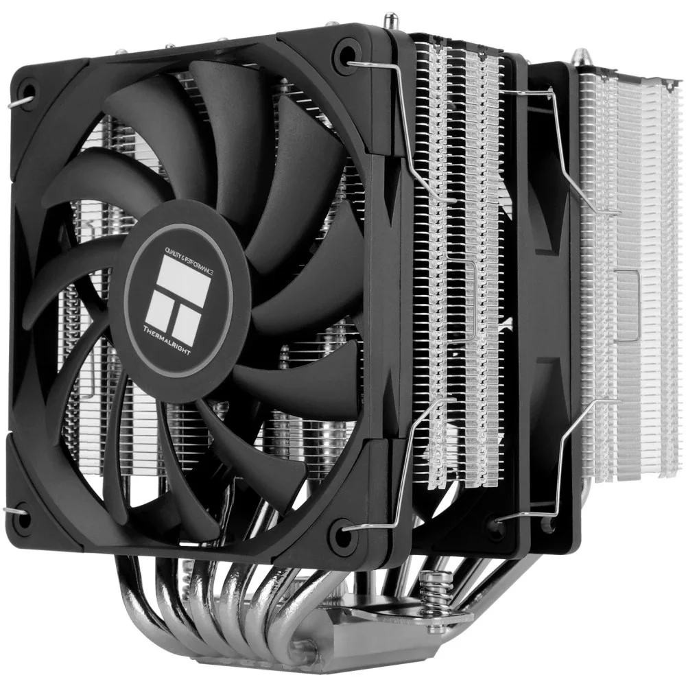 Thermalright Кулер Royal Knight 120 LGA115X/1200/1700/1851/2011/2066 (2x120mm PWM Fan, медное основание, 6 тепл. трубок 6мм) / TRRK120