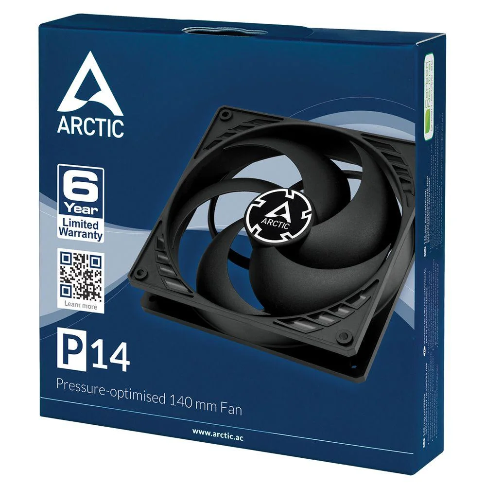Вентилятор Arctic Cooling Вентилятор корпусной ARCTIC P14 (black/ black) - retail (ACFAN00123A) (701549) {56}