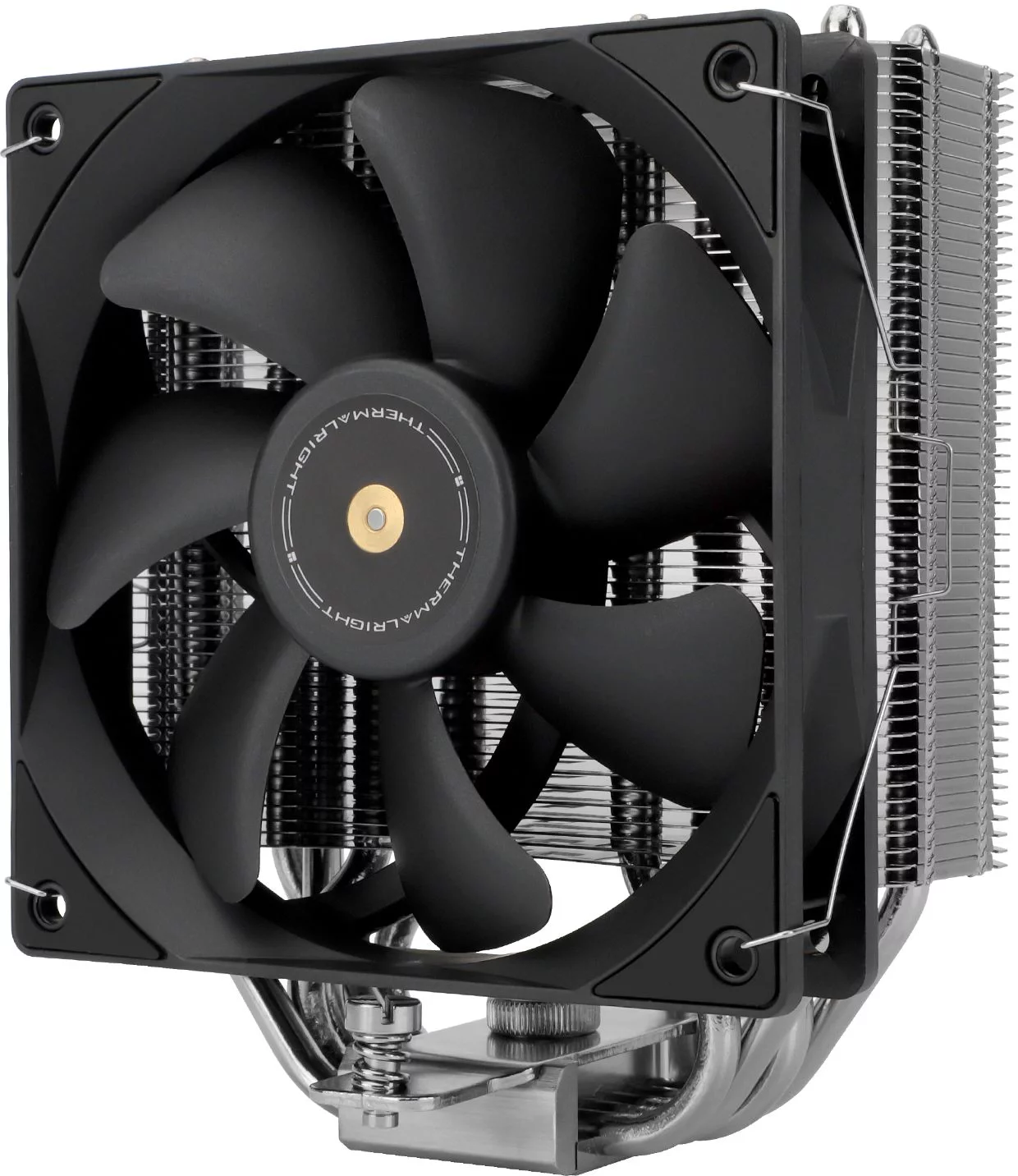 Устройство охлаждения(кулер) Thermalright TA 120 EX V2 Soc-AM5/AM4/1151/1200/2066/2011/1700 серебристый/черный 4-pin 27dB Al+Cu Ret (TA120-EX-V2)