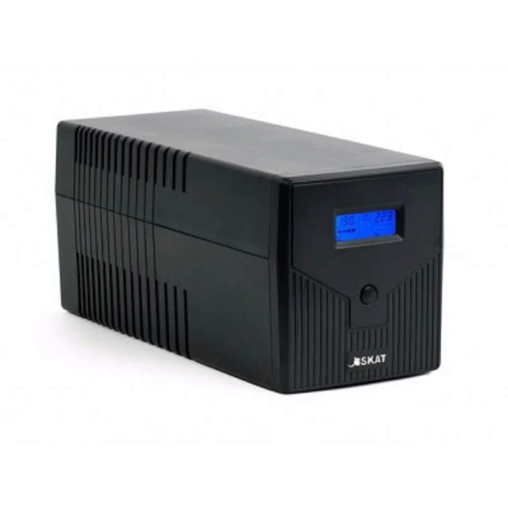 ИБП Бастион SKAT-UPS 1000-IN-2x7 {Line-interactive, 1000ВА/ 600Вт, на пол, LCD-дисп, 2x EURO + 2х C13, USB/ RJ-45, АКБ 2х 7Ач, МПТ} (456) (456 SKAT-UPS 1000-IN-2X7)