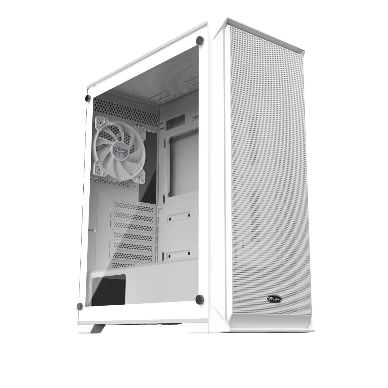 Корпус без блока питания/ Case Raijintek ARCADIA 41, Midi-Tower, TG, 1x120mm, 2xUSB-A 3.0 + 1xUSB-C, ATX, mATX, mITX White (0R20B00264)