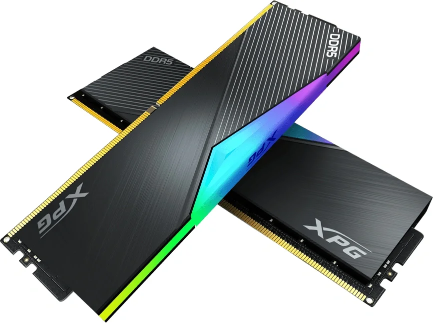 Модуль памяти DIMM DDR5-7200 32GB (16GBx2) RGB AX5U7200C3416G-DCLARBK ADATA