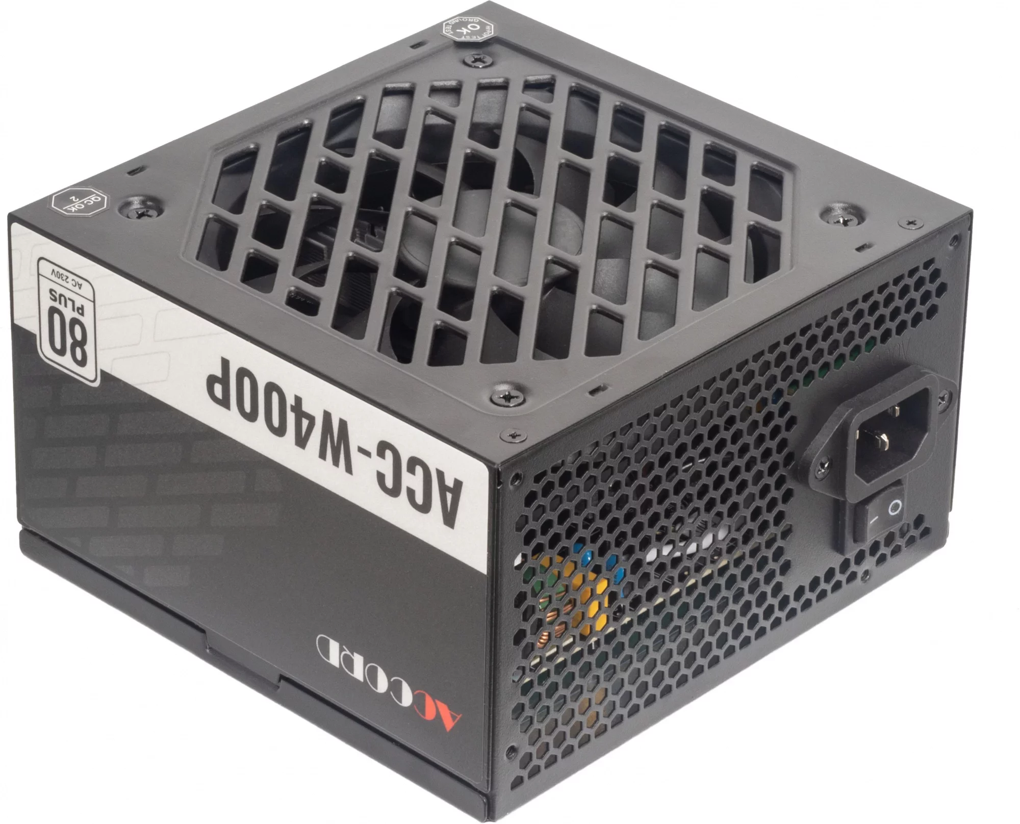 Блок питания Accord ATX 400W ACC-W400P 80+ white (20+4pin) 120mm fan 6xSATA RTL