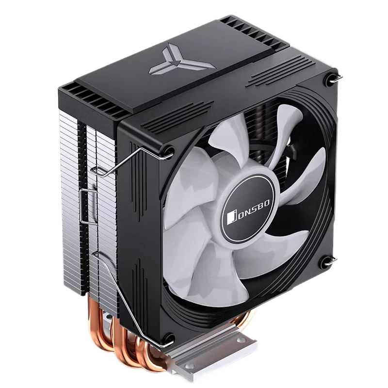 Кулер для процессора/ CPU Cooler JONSBO CR-1300 EVO (160W, 4-pin PWM, 128mm, Al/ Cu, 4x6mm, FRGB, 1x90mm, 42CFM, 28.2dBA, 2000RPM, S: 1700/ 1200/ 115X, AM5/ AM4, White) (CR-1300 EVO WHITE)