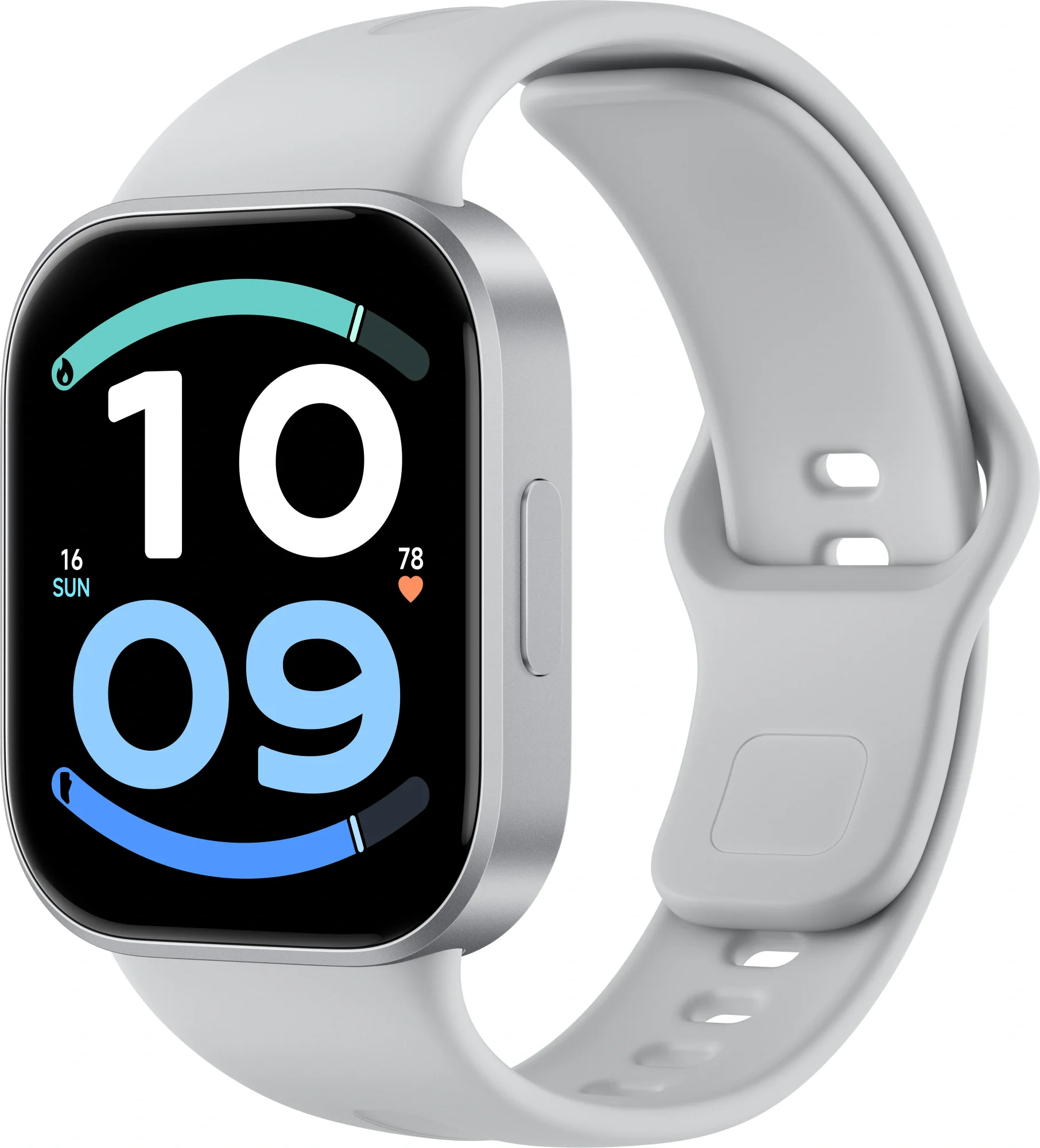 Смарт-часы Xiaomi Redmi Watch 6 Active 1.85" AMOLED корп.серебристый рем.серый (BHR09CXGL)