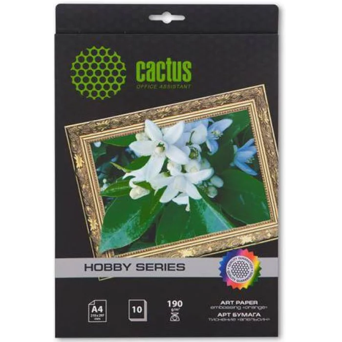 Фотобумага Cactus CS-DA419010 A4/190г/м2/10л. матовое апельсин для струйной печати