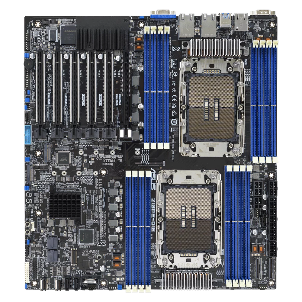 Материнская плата ASUS Z13PE-D16 LGA4677 E-ATX 16xDDR4 6xPCIEx16 PCIEx8 2xM.2 VGA 2x10GLAN (90SB0CA0-M0UAY1)