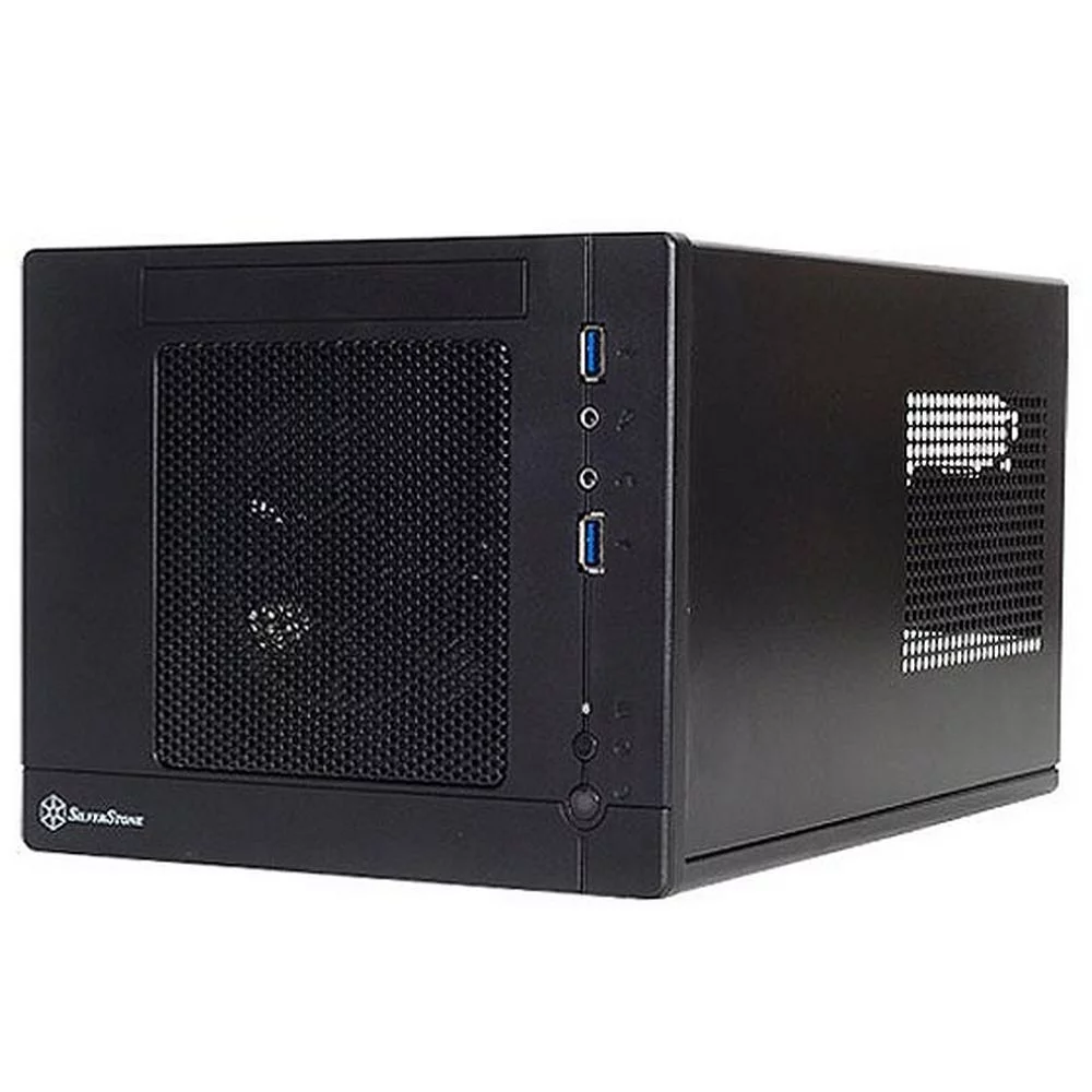 Корпус Silverstone SST-SG05BB-Lite USB 3.0 USB 3.0 Sugo Mini-ITX Compact Computer Cube Case, black, RTL {4} (G410SG05BBLT020)