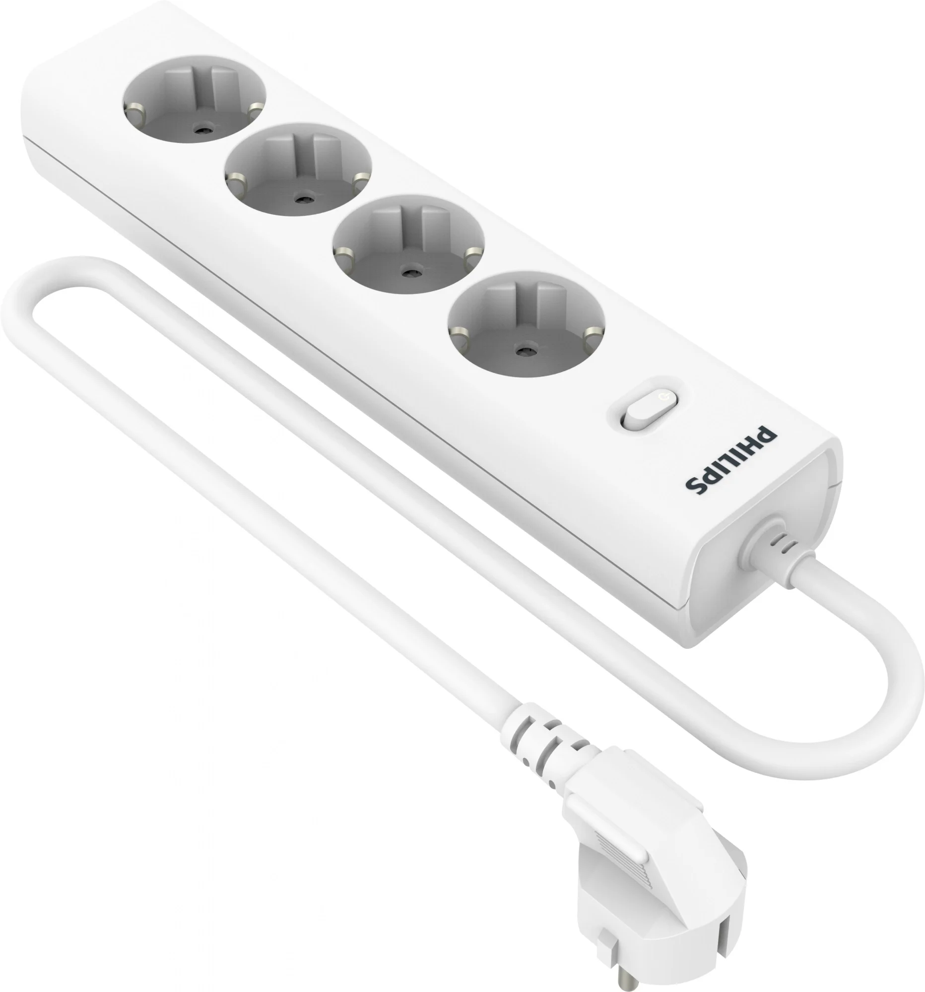 Сетевой фильтр Philips CHP2145WB/ 51 3м (4 розетки) белый (коробка) (CHP2145WB/51)