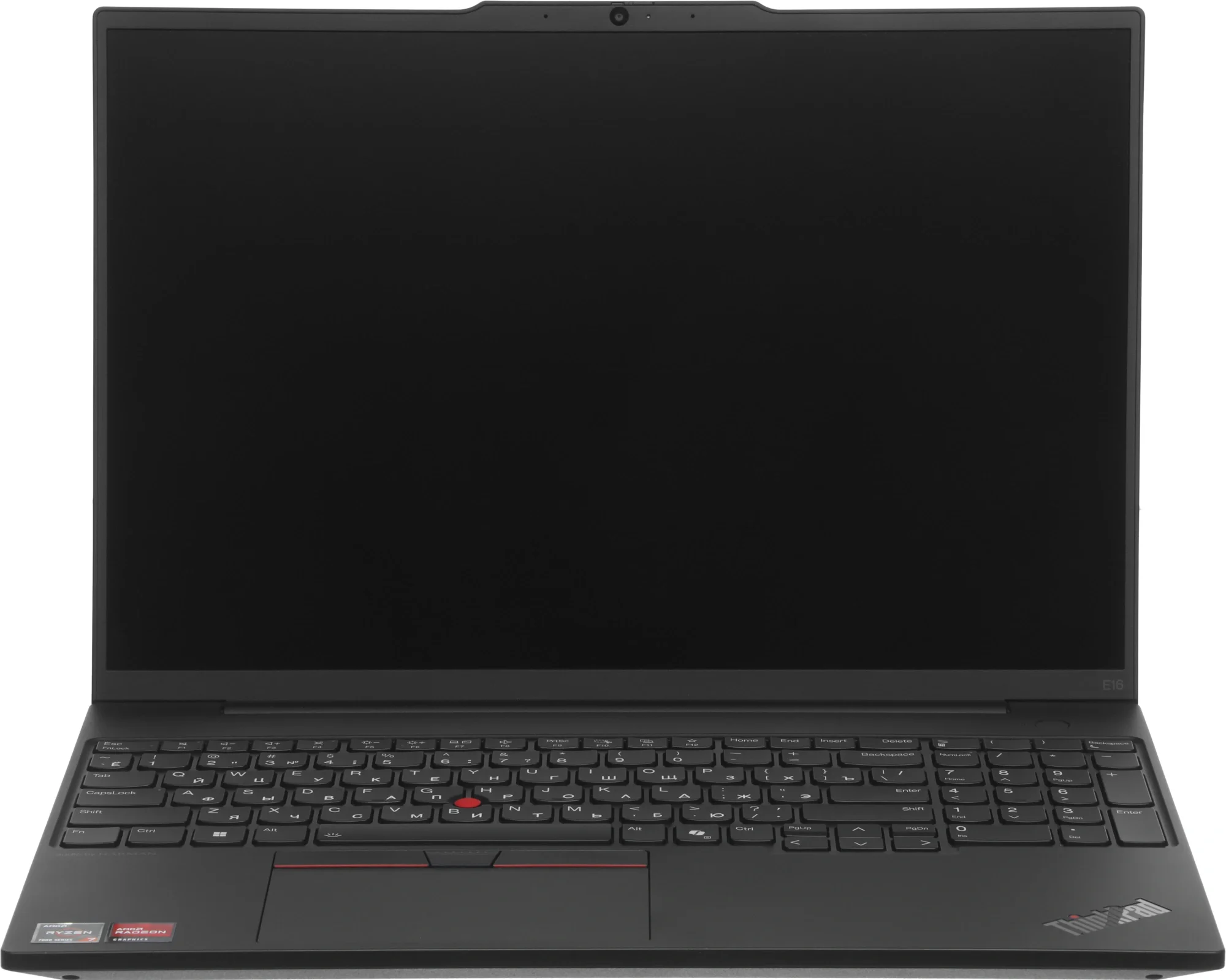 Ноутбук Lenovo ThinkPad E16 G2 Ryzen 7 7735HS 32Gb SSD512Gb AMD Radeon 680M 16" IPS WUXGA (1920x1200) без ОС black WiFi BT Cam (21M5S09E00_32G)