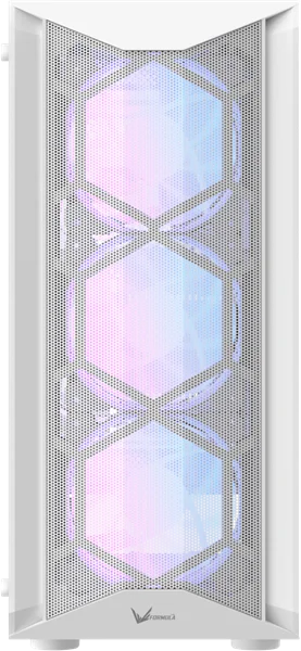 корпус Formula V Line Air Power G1 White, ATX, USB3.0*1, USB2.0*2, FRONT 3x120mm ARGB, REAR 1x120mm ARGB
