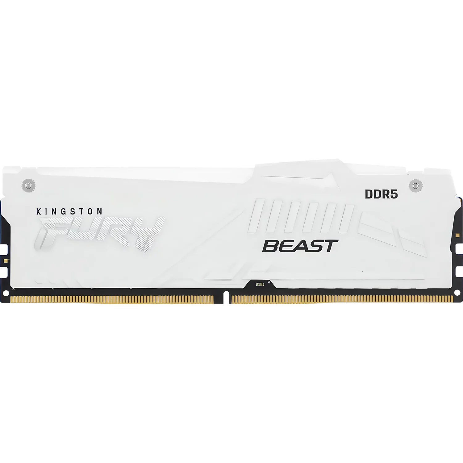Память оперативная/ Kingston 16GB 6400MT/s DDR5 CL32 DIMM FURY Beast White RGB XMP (KF564C32BWA-16)