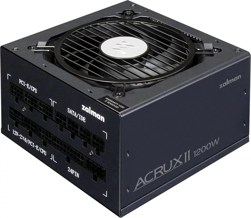 Блок питания Zalman ZM1200-ARX2, 1200W, ATX12V v3.1, APFC, 12cm Fan, 80+ Platinum Gen5.1, Full Modular, Retail
