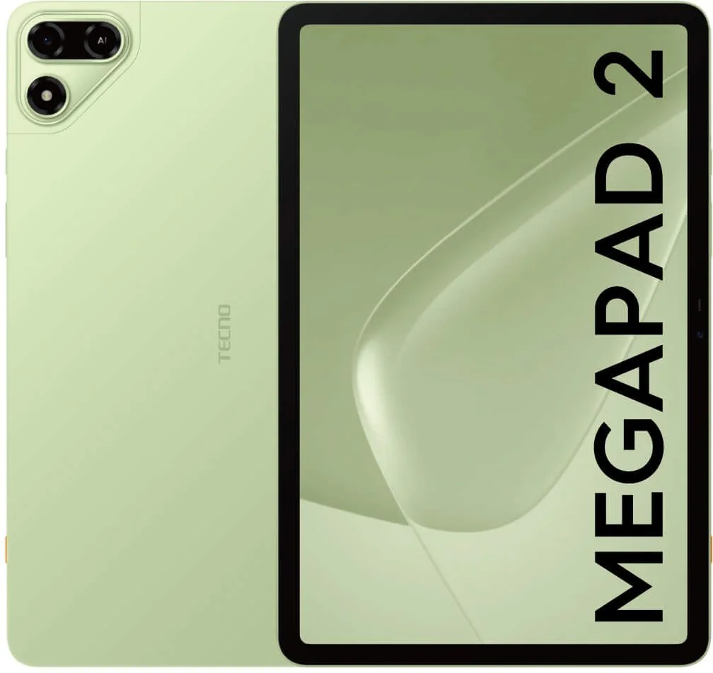 Планшет Tecno MegaPad 2 T1103 G99 (2.2) 8C RAM6Gb ROM128Gb 10.95" IPS 2560x1600 4G Android 16 зеленый 8Mpix 8Mpix BT WiFi microSD 2Tb 8200mAh 1776hrs (T1103 128+6 LIGHT GREEN)