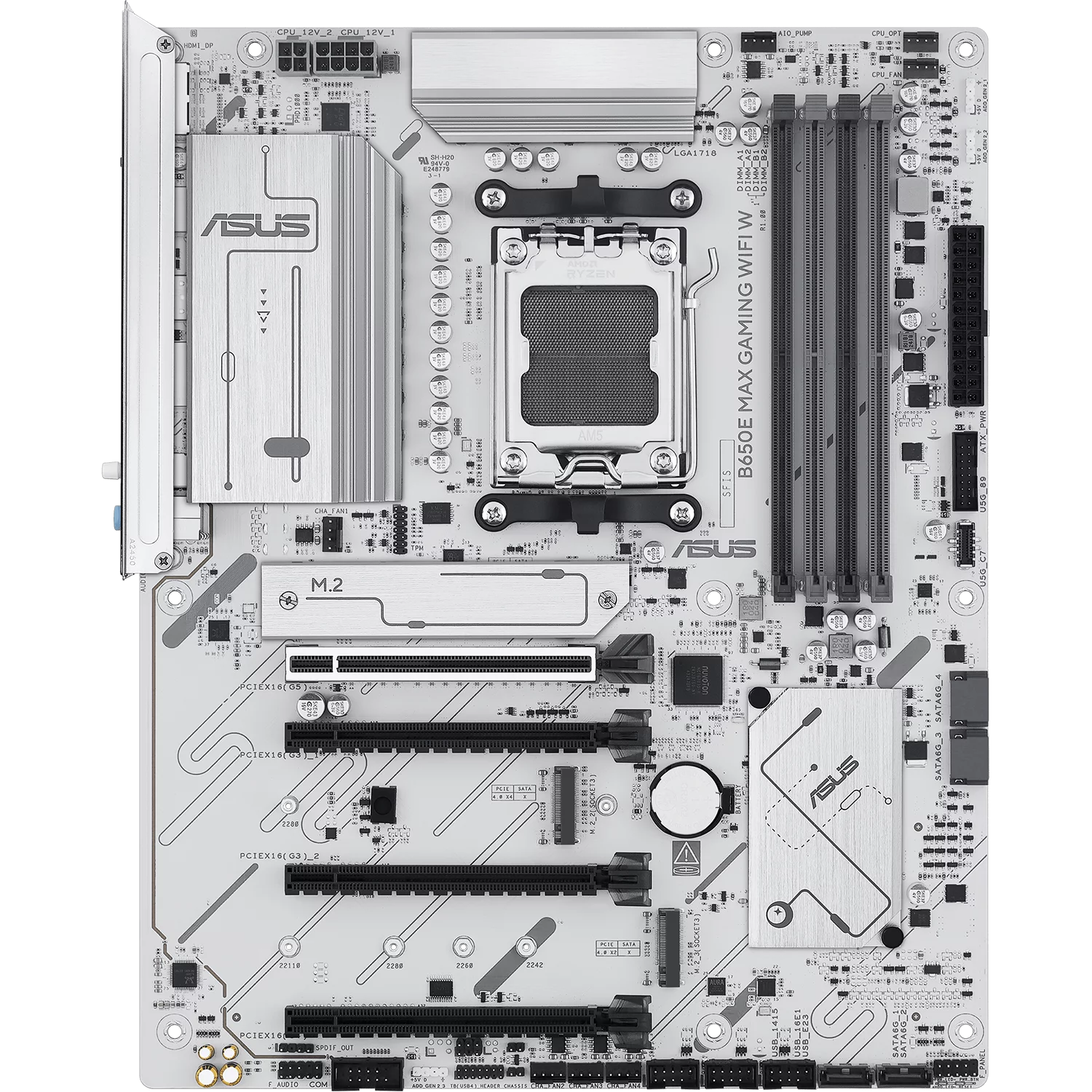 Материнская плата/ B650E MAX GAMING WIFI W (90MB1M00-M0EAY0)