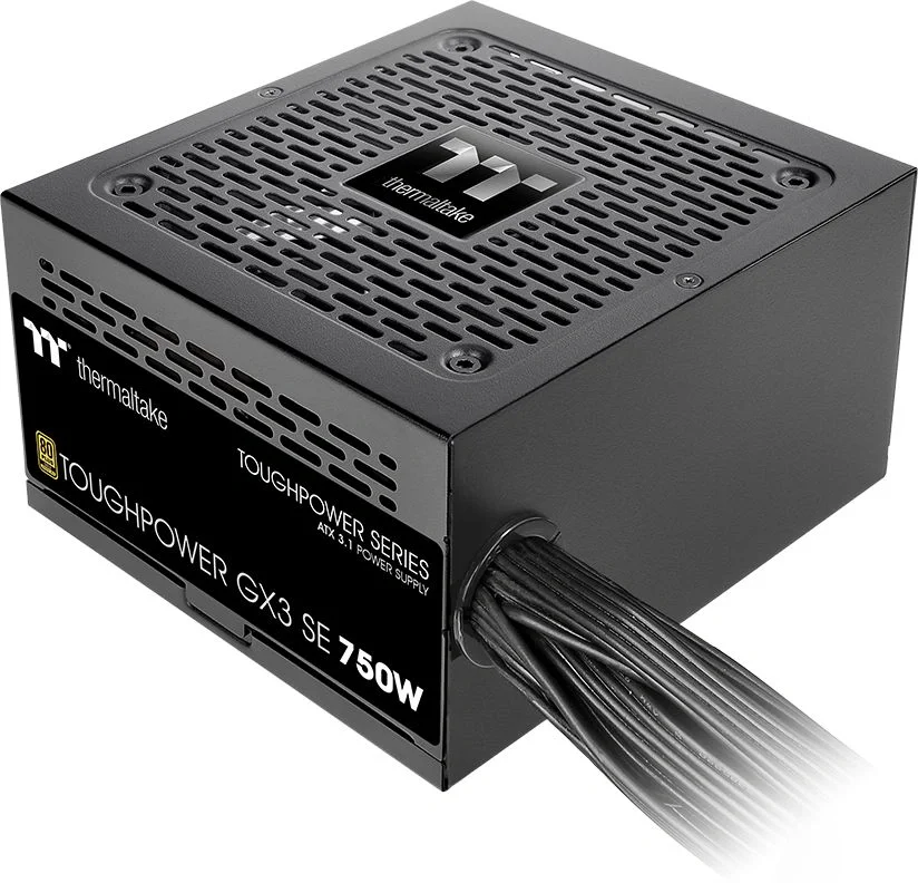 Блок питания Thermaltake ATX 750W Toughpower GX3 SE Gen.5 80+ gold (20+4pin) APFC 120mm fan 3xSATA RTL (PS-TPD-0750NNSAGE-3)