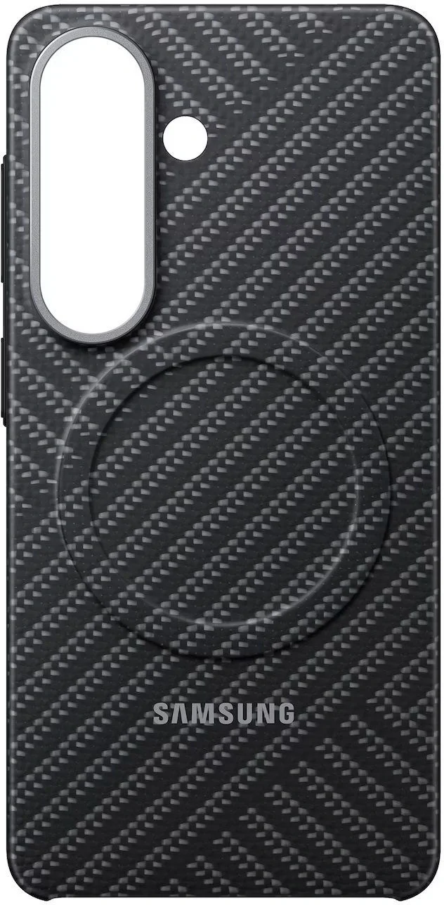 Чехол (клип-кейс) Samsung для Samsung Galaxy S26 Carbon Magnet Case with MagSafe серый (EF-KS942SSEGRU)