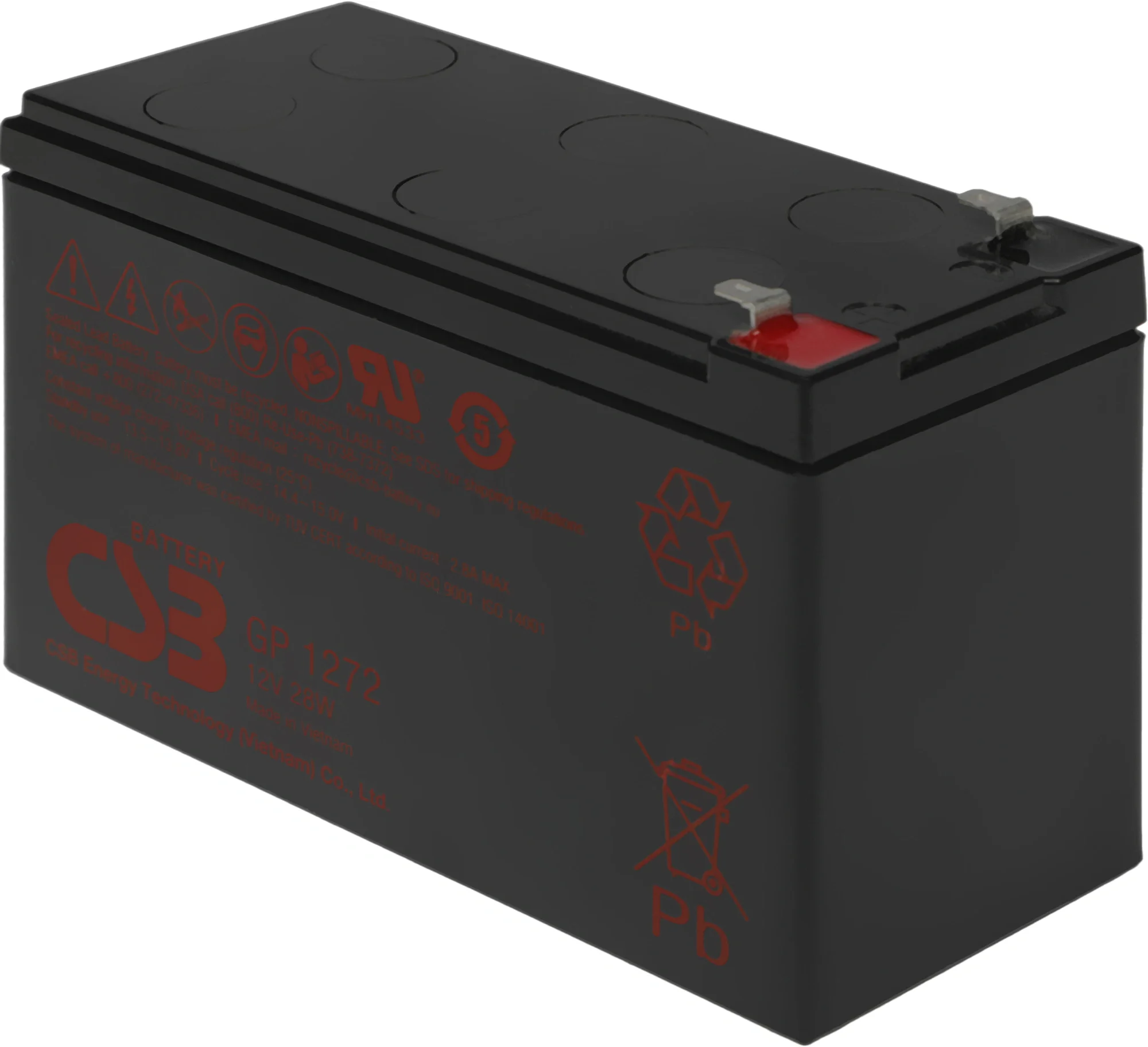 Батарея для ИБП CSB GP1272 (12V28W) 12В (2029479) (2029479#MLN)